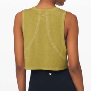 Lululemon | Size 6 | Muscle Love Crop Tank Fade — Washed Grape Leaf